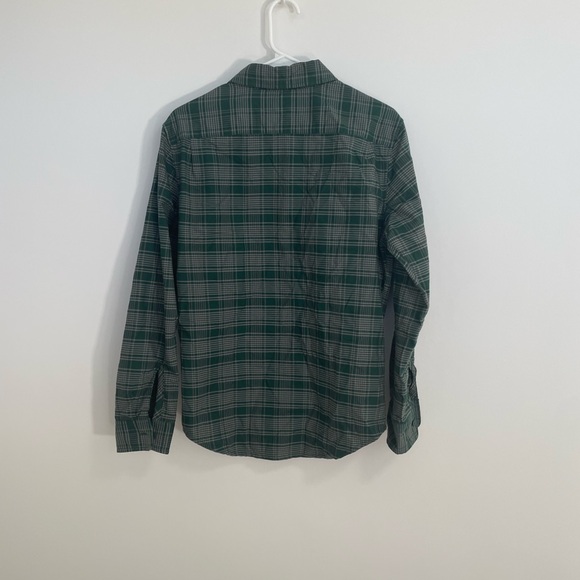 Levi's Vintage Style Men's Green Plaid Shirt Small - Picture 12 of 14